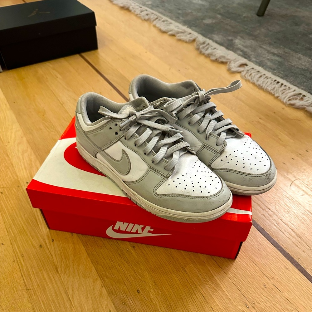 Nike Dunk Low “Great Fog” - Size 8.5 - Used with Original Box - Picture 1 of 11